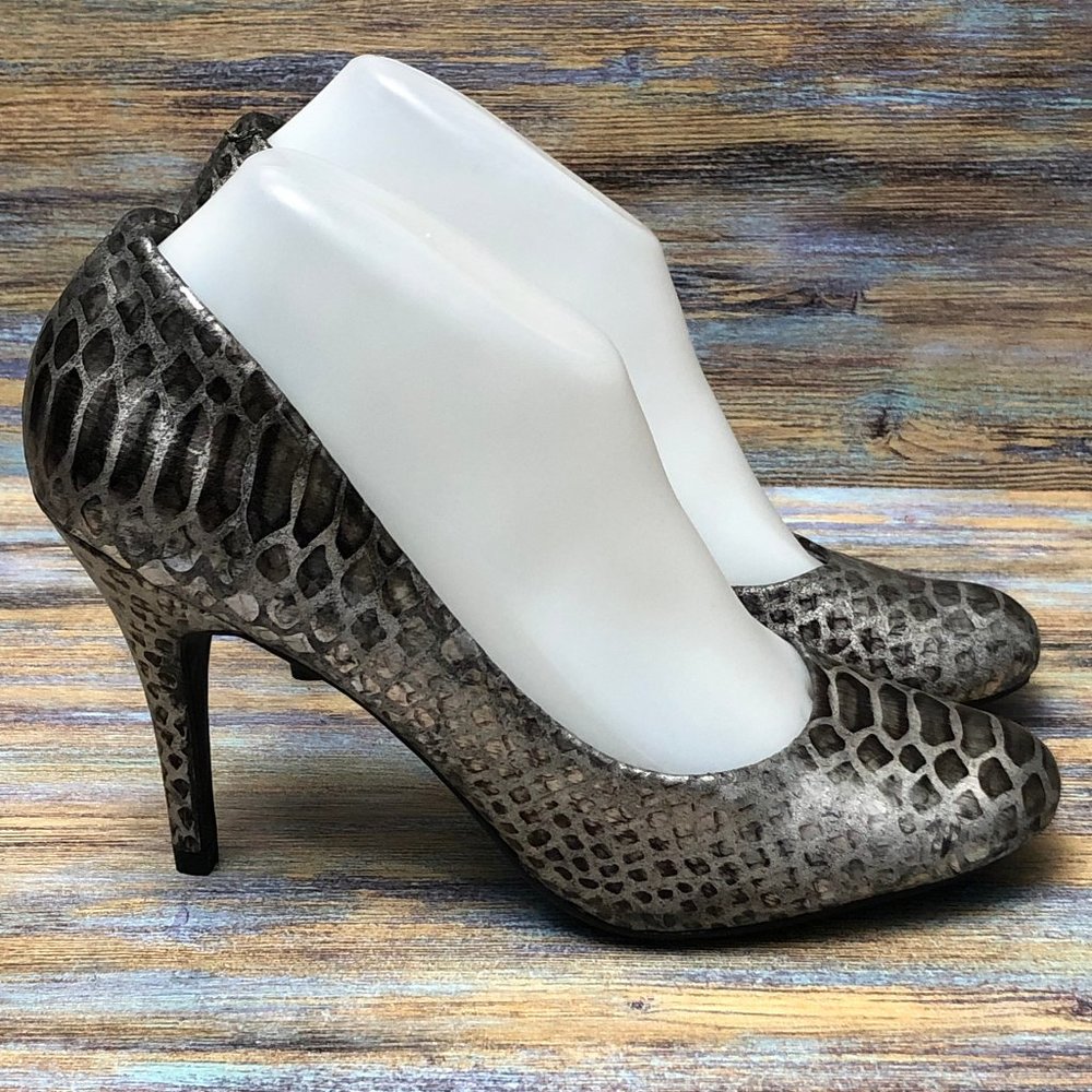 Jessica Simpson Womens Classic Pumps Faux Snake Pattern Size 8 B